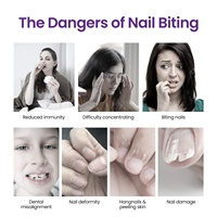 Roll-On Stop Nail Biting Treatment Liquide Stop Thumb Sucking Dissuasion Prevention Nail Care pour Enfants et Adultes