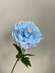 <span class=keywords><strong>Fiori</strong></span> Artificiali di Peonia Blu all'Ingrosso, <span class=keywords><strong>Fiori</strong></span> di Seta con Steli per Decorazioni Casa, Matrimonio, Natale, Festa della Mamma - Product Image 1