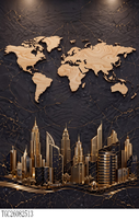 Panneau mural 3D en PVC auto-adhésif personnalisé avec design en relief 5D pour la décoration de la maison, salon, télévision