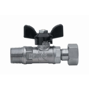 Válvula de Bola con Rosca Macho 1/2 X 3/4 PN 30 Giratoria para Válvulas de Llenado - Product Image 1