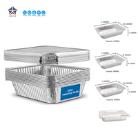 Bacs en aluminium de qualité supérieure avec couvercles, demi-taille 9x13, extra résistants, jetables, pour la cuisson (25 lots)