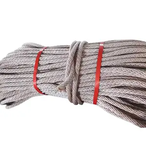 Les fabricants fournissent une résistance portante de corde de sécurité tressée en nylon de 12mm/14mm/16mm, y compris un noyau en acier