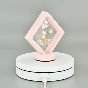 Plateau Tournant Électrique à 360 Degrés de 15,5 cm avec Télécommande pour Présentations Photo et Vitrines - Product Image 4