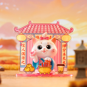 Wish & Whiskers Blind Box Mini Gattini in Resina Portafortuna Una Moneta alla Volta Fabbricato in Cina Unisex - Product Image 4