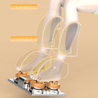 Meilleur manipulateur électrique de luxe shiatsu 4d zéro gravité spa complet du corps fauteuil de massage prix complet du corps zéro gravité guangzhou