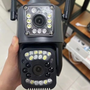 OEM <b>Outdoor</b> <b>Wireless</b> PTZ <b>Camera</b> 1080P Dual Lens Night Vision 60M IR With Voice Intercom And Alarm Function - Product Image 2