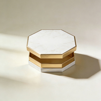 Boîtes d'emballage cosmétiques hexagonales rigides personnalisées avec gaufrage et finition laminée, boîtes à parfum et cadeaux, échantillons imprimés