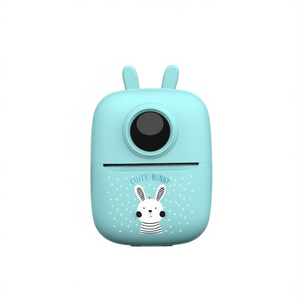Mini imprimante portable pour photos et étiquettes avec un design mignon de lapin, format compact pour les voyages et l'usage quotidien - Product Image 2