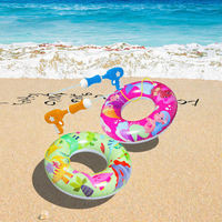 Pistolets à eau gonflables en PVC pour enfants, flotteurs de piscine, tubes de natation, ballons de plage, taille 29x29, marque MAKE WAVES, pour les 8-12 ans, idéal pour les fêtes estivales - Grande Vente