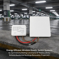 OEM ODM Interrupteur sans fil cinétique économique à commande lumineuse, installation facile, aucune batterie requise, pas de câblage complexe