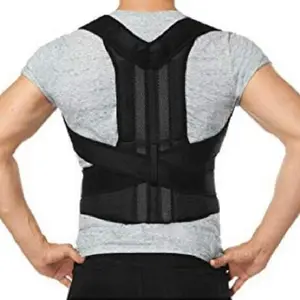 Hot Sale Unisex Back Support Elastic Brace Adjustable Upper Neoprene Vest Back Straighten Posture Corrector