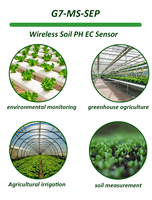Capteur de surveillance du pH et de l'EC du sol sans fil 4G LoRa, testeur de conductivité et de salinité du sol étanche, environnement agricole intelligent