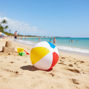 Glossy 20\" Panel Ball Beach Toy for Age 3+ 36-<b>PC</b> Per <b>Set</b> for Kids & Family Fun - Product Image 5