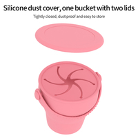 Gobelet d'apprentissage pour bébé en silicone de qualité alimentaire FUBON avec couvercle, pliable, 150 ml, sans BPA, 0-12 mois, couleur personnalisée