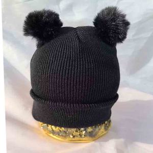 <span class=keywords><strong>Bonnet</strong></span> à double <span class=keywords><strong>pompon</strong></span> personnalisable pour enfants, hiver, filles et garçons, <span class=keywords><strong>pompon</strong></span> en acrylique, fourrure tricotée, image de personnage - Product Image 6