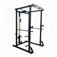 Gymbopro Professionnel Smith Machine Multi-fonctionnelle, Rack à Squat, Équipement d'Entraînement de Musculation en Acier pour la Maison