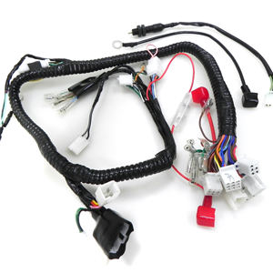 Kabel rem sepeda motor listrik kustom, kawat tanduk tabung kepang hitam, tali rem belakang, <span class=keywords><strong>Harness</strong></span> mesin untuk otomotif - Product Image 4