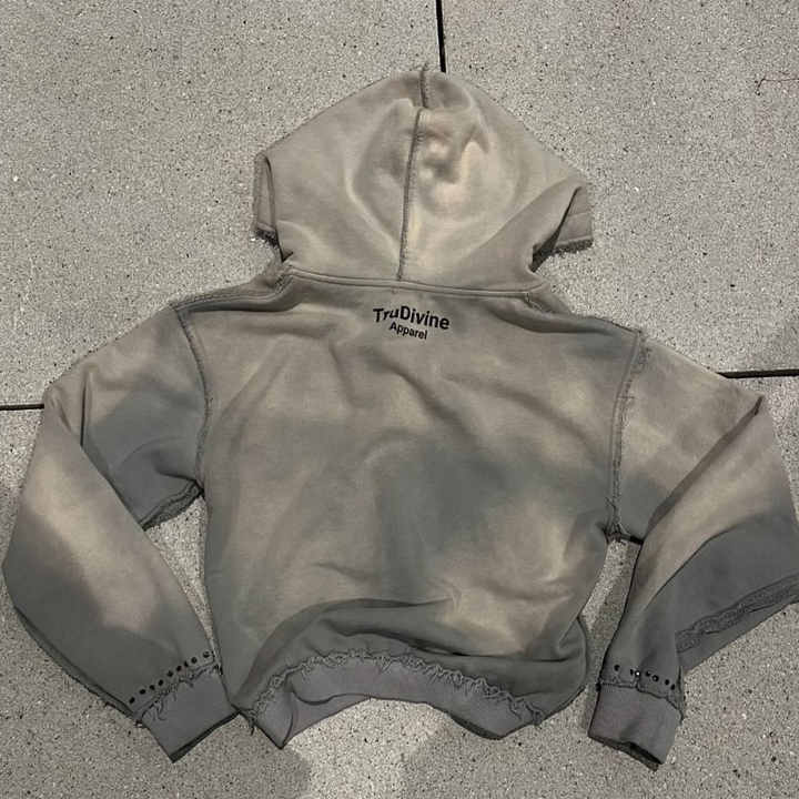 Cotton Loose Retro Thicken Hoodie main image 0