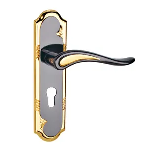 Cilindri della serratura in lega di alluminio chiave di sicurezza serratura della porta d'ingresso con chiave e maniglia della porta della leva per la porta interna