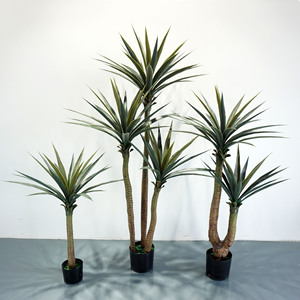 Decoración para el hogar plástico bonsái sisal cáñamo <span class=keywords><strong>Kentia</strong></span> árbol dragón árbol Hotel jardín paisajismo moderno falso árbol de gladiolo <span class=keywords><strong>artificial</strong></span> - Product Image 2