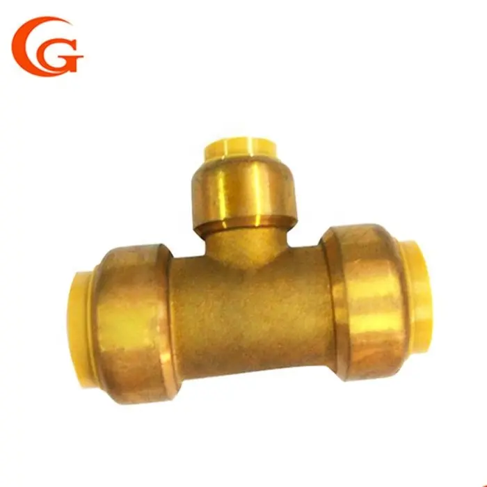 brass push fit plumbing fittings oem