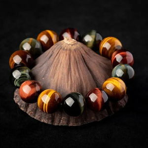 Bijoux fantaisie pierres précieuses pierre naturelle perlée hommes et femmes Bracelets <span class=keywords><strong>Bracelet</strong></span> oeil de tigre - Product Image 5
