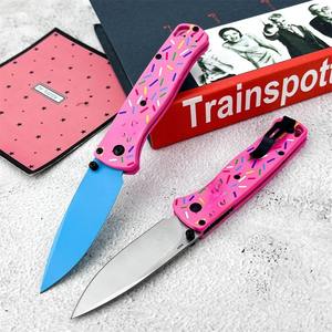 Cuchillo plegable BM 535 Donut, hoja de acero inoxidable D2, mango G10, EDC, para acampar al aire libre, caza, herramientas de corte y supervivencia, regalo de Navidad - Product Image 1