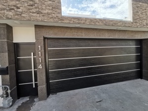<span class=keywords><strong>Porte</strong></span> de <span class=keywords><strong>garage</strong></span> <span class=keywords><strong>sectionnelle</strong></span> ATMOS résidentielle moderne isolée automatique en acier fini mousse PU pour villa - Product Image 5