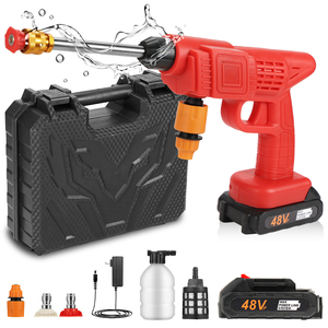 OJOJ - Hidrolavadora Inalámbrica de Alta Presión con Batería de Litio de 21 V, Eficiente y Silenciosa, para Lavado de Autos - Product Image 2