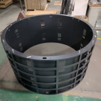 Tôle OEM écran Led découpé au laser pour fabrication de panneau extérieur vitrine Led incurvée personnalisée