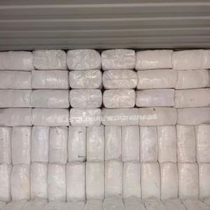 Chiffons de nettoyage industriels recyclés moins chers, chiffons blancs en coton 100% pour essuyage, marine, voiture, huile, eau - Product Image 1