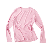 Camisas de Pesca de Manga Larga para Mujer al por Mayor - Diseño Liso en Lana Merino Transpirable y Ligera para Uso en Exteriores