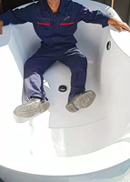 Baignoire autoportante pour 2 personnes, grande baignoire à jets, Massage à LED, bain d'extérieur, tourbillon, SPA, Style accessoire acrylique