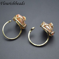 Offre Spéciale fleur forme plaqué or couleur cercle ouvert bague d'éternité pour femmes hommes bijoux anniversaire mariage Festival fête cadeaux