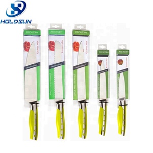 Professionale Royal Swiss 5 pz Set di <span class=keywords><strong>coltelli</strong></span> <span class=keywords><strong>da</strong></span> <span class=keywords><strong>cucina</strong></span> in acciaio inox con manico in ABS Logo Laser incluso taglierino - Product Image 1