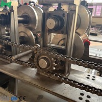 Máquina perfiladora de bandejas portacables con brida de retorno, línea de producción de alta velocidad, totalmente automática y de rendimiento estable