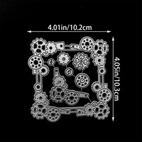Matrice de découpe en métal pour albums photo DIY, boîtes cadeaux, cartes en papier, cartes de vœux et scrapbooking