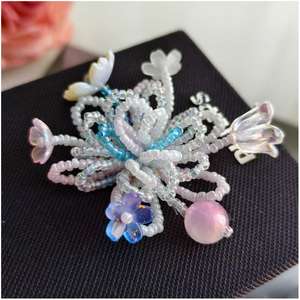 Accesorios Vintage Modernos Kawaii, 1 Accesorio de Flor Azul para Mujer, Diseño Sólido, Nuevo, Accesorios para Bolsos, Dijes - Product Image 6