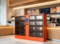 Casier de livraison de pizzas avec écran tactile double face pour Food Hut et restaurants à service rapide