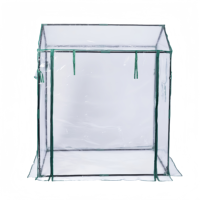 Tente de culture de plantes en PVC/PE robuste serre de jardin avec cadre en acier épaissi pour cultiver des semis serre de jardin