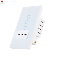 Chili Italie Tuya WiFi prises murales avec télécommande 1 Gang 2 Gang