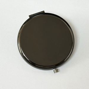 Support Customized Logo 65mm Circular Metal Makeup <b>Mirror</b> Printing Laser Advertising Gift Folding Portable Smooth <b>Mirror</b> - Product Image 2
