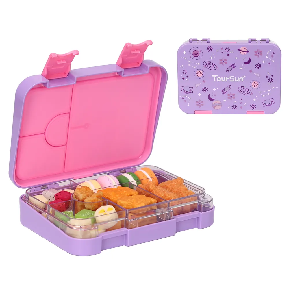 Aohea 4-Pack Kids Lunch Box, Bento Box for Meal Stackable Dishwasher-Safe -  China Lunch Box and Bento Box price