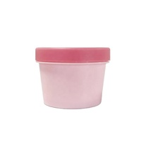 50g 100g 200g 8oz PP givré vide rond mat crème pour le corps conteneur masque Facial pot de crème glacée PP avec couvercles