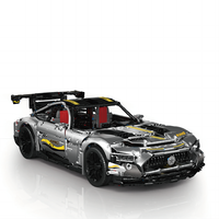 Mould King 13126 Technology 1/8 Super Sports Racing Car Model Mobil Mainan Bongkar Pasang untuk Dibangun dan Dipajang Model Building Blocks