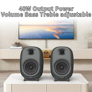 Enceinte de bibliothèque active compacte 2.0, personnalisation de la couleur, son puissant, lumière RVB pour ordinateur de bureau, système de son surround - Product Image 3