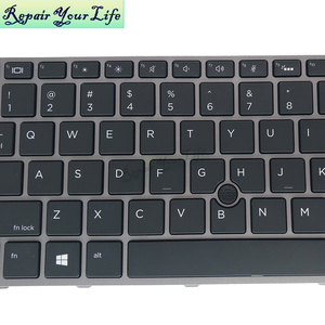 Clavier rétroéclairé US pour <span class=keywords><strong>HP</strong></span> <span class=keywords><strong>ZBOOK</strong></span> 15 <span class=keywords><strong>17</strong></span> G3 <span class=keywords><strong>G4</strong></span> Espagnol Noir avec cadre Clavier Pointeur mobile Jeu de vis 848311 B71 9Z NCGBC 00W - Product Image 5