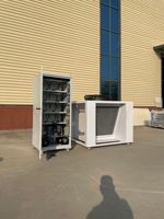 Solution clé en main de refroidissement liquide 70 kW pour 12 unités de serveurs, boîtier informatique certifié CE, ventilateurs à haut débit d'air