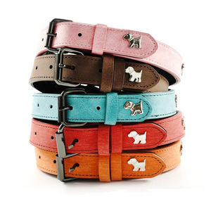 Collar de Cuero Suave para Perros Pequeños, Medianos y Grandes, Correa para el Cuello, Correa para Pasear y Entrenar Perros - Product Image 2