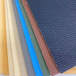 ผ้าหนังสังเคราะห์ PVC พร้อมผ้าถักทอเป็นชั้นรองด้านหลัง กันน้ำ ผิวด้าน ลายนูน สำหรับงานยานยนต์ เฟอร์นิเจอร์ และกระเป๋า - Product Image 1